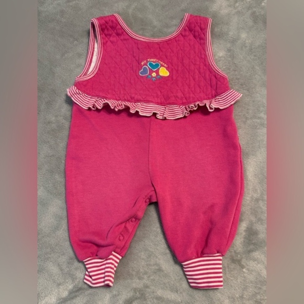 Vintage Pink Circo "My Sweetheart" Romper 18 months